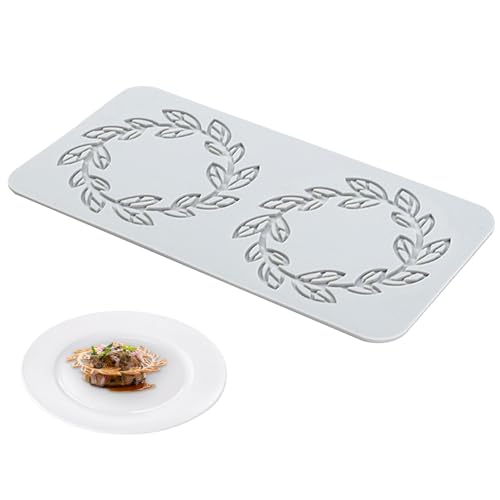Spitze Silikonform 2 Hohlraumkranzform Tuille Formen DIY Nicht-Stick-Spitzenform Flexibler Lebensmittelqualität wiederverwendbares hitzebeständige Silikonformen für Fondantschokolade, Schokoladenform Spitze Silikonform 2 Hohlraumkranzform Tuille Formen DIY Nicht-Stick-Spitzenform Flexibler Lebensmittelqualität wiederverwendbares hitzebeständige Silikonformen für Fondantschokolade, Schokoladenform von SouiWuzi