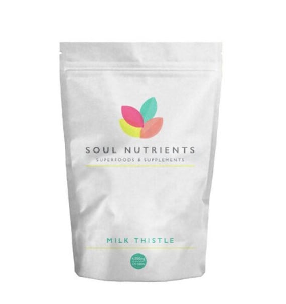 Milchdistel Tabletten 4000Mg 120 Tabletten- 80% Silymarin - Detox Leber Unterstützung- Vegan Freundlich von SoulNutrientsuk