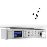 soundmaster IR1500SI Unterbauradio silber von Soundmaster