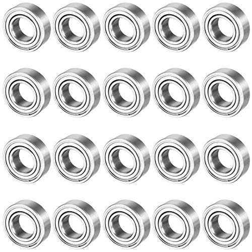 sourcingmap 20 Stück MR126ZZ 6mmx12mmx4mm doppelt geschirmt Miniatur Tief Rillenkugellager DE von uxcell