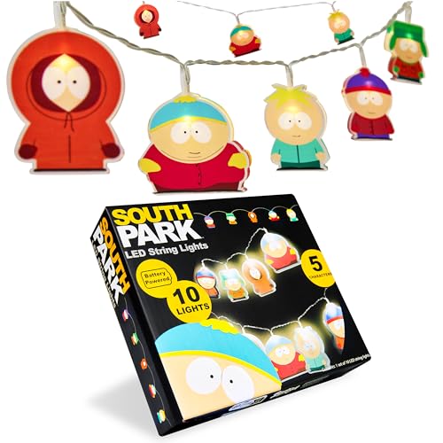 South Park LED Lichterkette innen 10-teilig, batteriebetrieben, 1,65 m - Indoor Deko von South Park