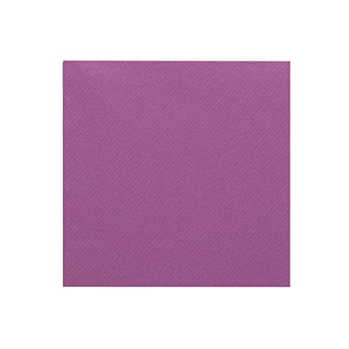 Cocktail-Servietten aus Linclass® Airlaid | vielfältig einsetzbar und kombinierbar | 25 x 25 cm | 50 Stück (Aubergine) von Sovie HORECA