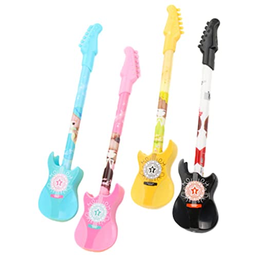 Kugelschreiber in Gitarrenform, Cartoon-Kugelschreiber, Kawaii-Schreibkugelschreiber, Set für Schule, Weihnachtsgeschenke (4) von SpaRcz