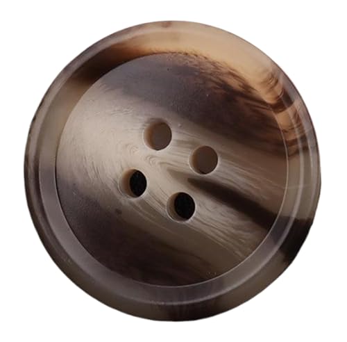 Kunstharz-Kunststoffknopf für Mäntel und Pullover, Farbe 1, 30mm-10 Stk Kunstharz-Kunststoffknopf für Mäntel und Pullover, Farbe 1, 30mm-10 Stk von SpaRcz