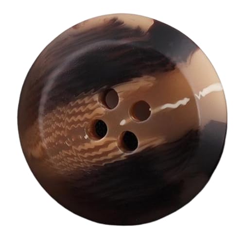 Kunstharz-Kunststoffknopf für Mäntel und Pullover, Farbe 11, 25mm-10 Stk Kunstharz-Kunststoffknopf für Mäntel und Pullover, Farbe 11, 25mm-10 Stk von SpaRcz