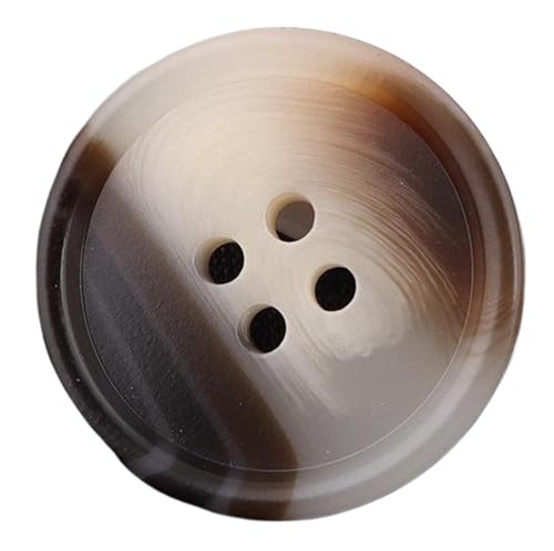 Kunstharz-Kunststoffknopf für Mäntel und Pullover, Farbe 4, 23mm-10 Stk Kunstharz-Kunststoffknopf für Mäntel und Pullover, Farbe 4, 23mm-10 Stk von SpaRcz