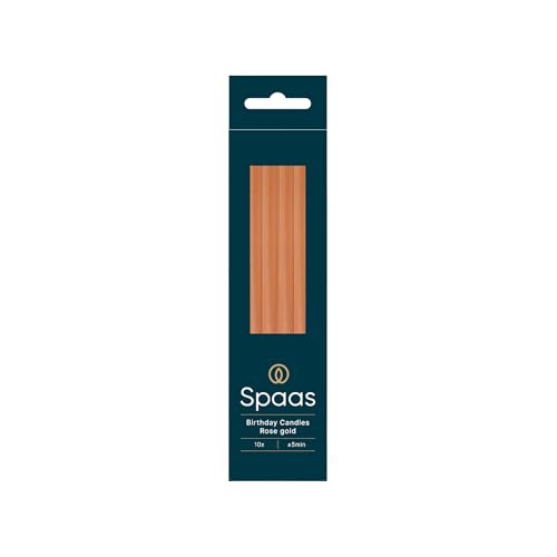 Spaas Geburtstagskerze Stick x10 - roségold von Spaas