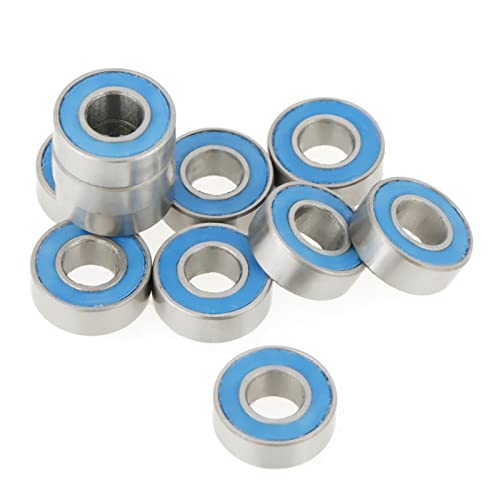 25-teiliges Kugellager-Set MR115-2RS, 5 X 11 X 4 Mm, Blaue Metall-Gummi-abgedichtete Kugellager für Werkzeugmaschinen und Elektronische Geräte von Spacnana