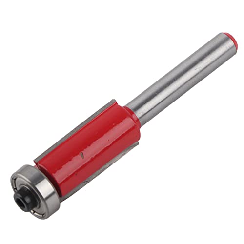 Industriehardware-Werkzeuge Flush-Trim-Router Bit 1/4, Zweischneidige Flöten, mit Gussstahl und Vergaser für Elektrische Holzrouter mit 12-mm-Klingendurchmesser Gekippt von Spacnana