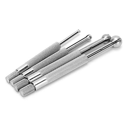 Kugellochanzeige, 4pcs 3-13 Mm Bohrungsmesser Teleskopkugel, Verriegelungsvorrichtung für Präzise Messungen mit Nicht-Schlupfgrifferfindung von Drehzahlen, Loch von Spacnana