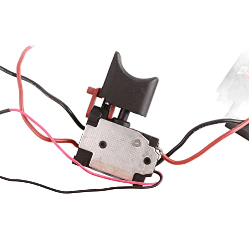 Schwarzer, Einstellbarer CW/CCW-Auslöseschalter für Elektrische Bohrmaschinen, 7,2 V-24 V DC, Brandneues und Hochwertiges Kleines Gehäuse, Einfach zu Montieren für Elektrische von Spacnana