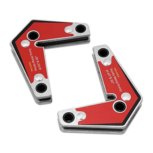 Schweißdeckelmagnet, 2pcs Schweißmagnetehalter 60 ¡& 90 ¡Schweißen Löthalterungswerkzeuge, Röhrchenregale von Spacnana