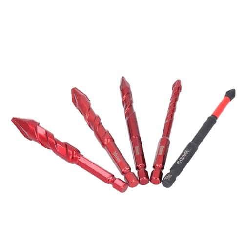 Zähler Kopf -Exzentric Bohrer, Bohrbit Set Carbid M35 Exzentrische Bohrer 6 8 10 12 Mm mit Hochstärke Hoch, Jobber -Drill -Bits mit PH2 -Bit. von Spacnana