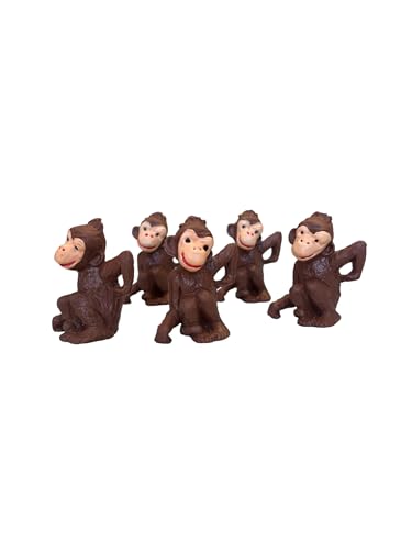 Sparfroh AFFE Äffchen Deko Figuren Tischdeko 5er Set von Sparfroh