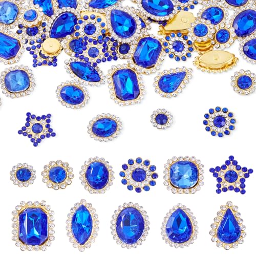 Sparkeads Strasssteine zum Aufnähen für Kleidung, verschiedene Kristalle, Strasssteine, flache Rückseite, Klauen, Nähen, Glas-Strasssteine für Schmuck, Broschen, Kleid, Haare, Hüte, Schuhe, Kleid Sparkeads Strasssteine zum Aufnähen für Kleidung, verschiedene Kristalle, Strasssteine, flache Rückseite, Klauen, Nähen, Glas-Strasssteine für Schmuck, Broschen, Kleid, Haare, Hüte, Schuhe, Kleid von Sparkeads