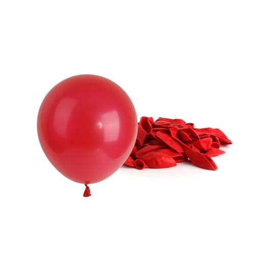 Latex-Party-Luftballons, 1000-7 Stück, matt, rot, Latex-Luftballons, perfekte Partydekoration, Hochzeit, Junggesellinnenabschied, Neujahrsfeiern von Sparkles Partyware