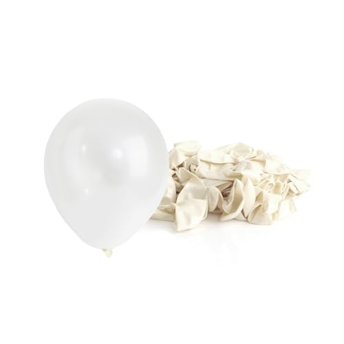 Latex-Party-Luftballons, 1000-7 Zoll, matt, elfenbeinfarben, Latex-Luftballons, perfekte Partydekoration, Hochzeit, Junggesellinnenabschied, Neujahrsfeiern von Sparkles Partyware