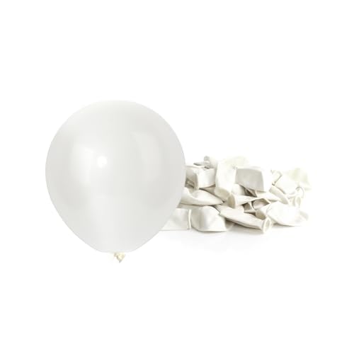 Latex-Party-Luftballons, 1000-7 Zoll matte weiße Latex-Luftballons, perfekte Partydekoration, Hochzeit, Junggesellinnenabschied, Neujahrsfeiern von Sparkles Partyware