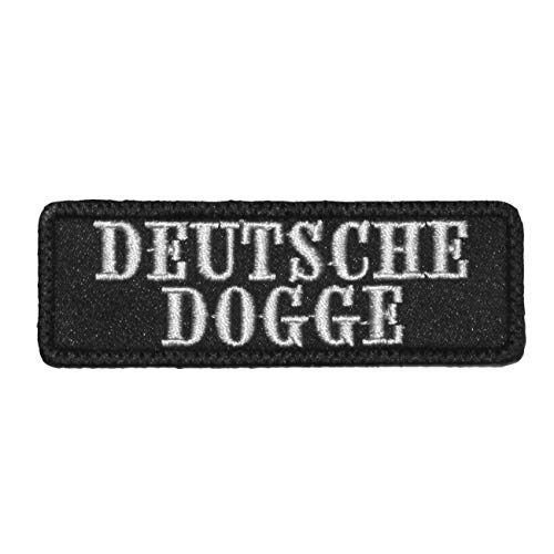 Wechselbarer Patch Aufnäher Klett Deutsche Dogge von Spaß Kostet