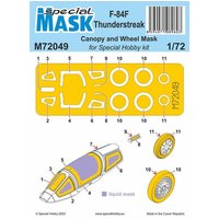 F-84F Thunderstreak - Mask von Special Hobby