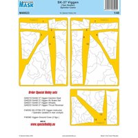 SK-37 Viggen (Two Seater) Splinter Camo - Mask von Special Hobby