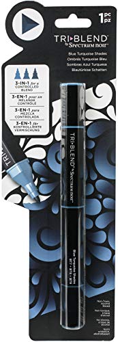 Spectrum Noir 616486 Triblend Marker Blue Turq, Blauer türkisfarbener Lampenschirm, Einheitsgröße von Spectrum Noir