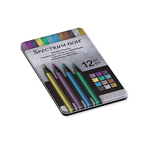 Spectrum Noir - Metallic Bleistifte, 12 Stück von Spectrum Noir