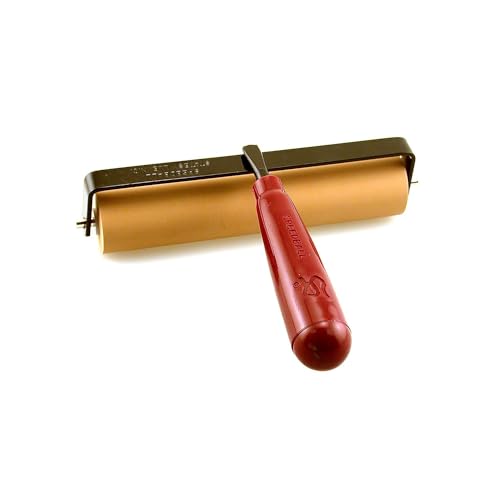 Speedball 6 Deluxe superkardierte Weiches Gummi Brayer, rot von Speedball