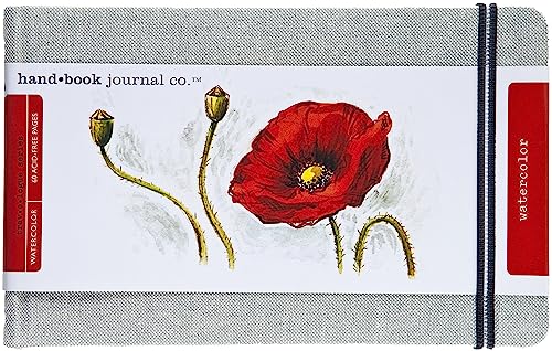 Speedball 769525 Art Journal, 13,2 x 20,3 cm, Naturleinen, Papier, 200 g/m², Large Landscape von Speedball