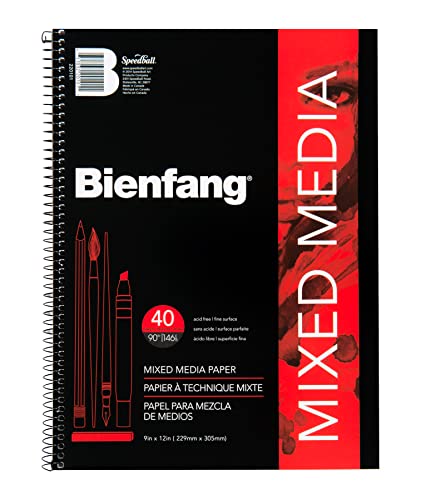 Speedball Art Products Bienfang Mixed Media Papier Pad 9 Zoll x 12 Zoll, 40 Blatt von Speedball