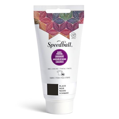 Speedball Art Products Company Stoff Tinte, schwarz, 60 ml von Speedball