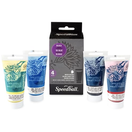 Speedball Block Printing Basic Blockdruck, Sortiert, 37 ml von Speedball