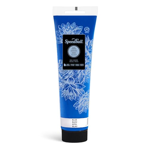 Speedball Water Soluble Block Ink 5oz Blue von Speedball