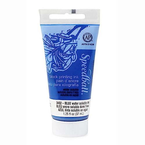 Speedball spd-3402 wasserlöslich Block Printing Tinte, 1,3 oz, blau von Speedball