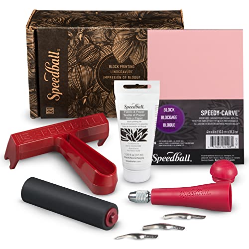 Starter Block Printing Fabric Kit von Speedball