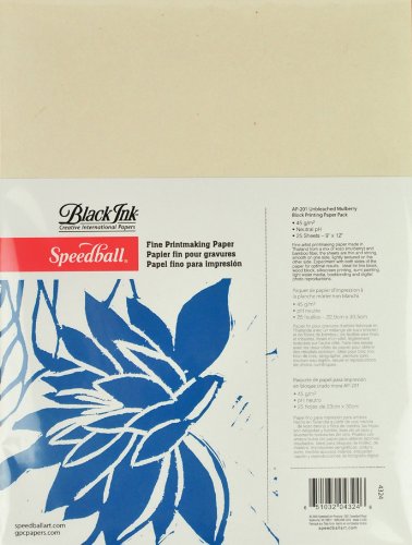 Unbekannt Speedball 22,9 x 30,5 cm, feines Druckpapier, 25 Blatt von Speedball