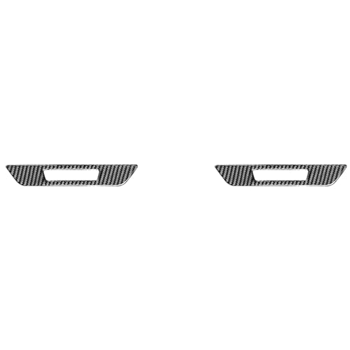 Speesy 2X Kohle Faser Autositz Speichersperrtaste Rahmenverkleidung Aufkleber Innen Ausstattung für - 5 Series G30 2018-2021 von Speesy