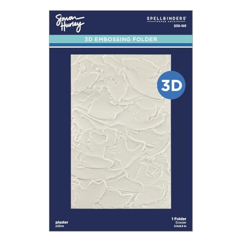 Spellbinders 3D Embossing Folder By Simon Hurley-Plaster, Birthday Bash von Spellbinders