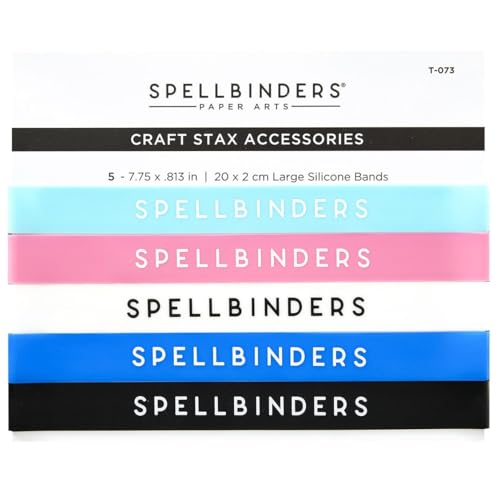 Spellbinders Craft STAX Silikonbänder, groß von Spellbinders