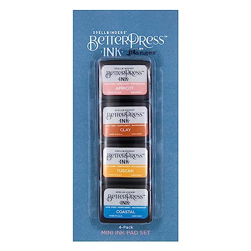 Spellbinders Desert Sunset BetterPress Tinten-Mini-Set, 4 Stück von Spellbinders