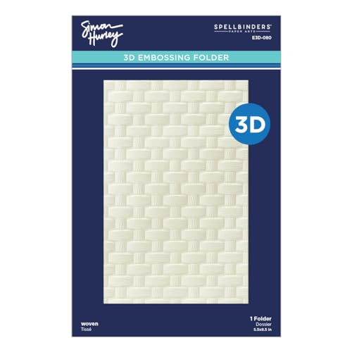 Spellbinders E3D-080 3D Embossing Folder, Kunststoff, Plastic, One von Spellbinders