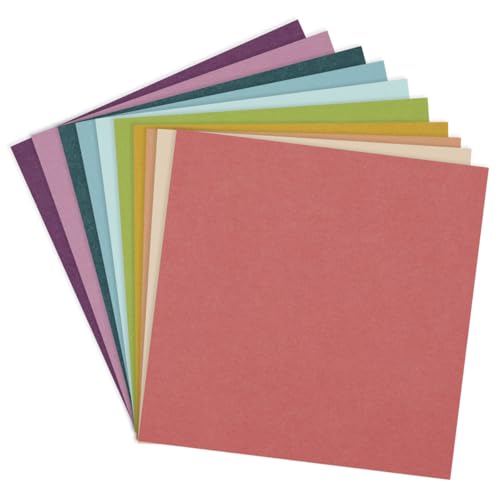 Spellbinders Farbrad-Karton, Regenbogenfarben, 30,5 x 30,5 cm, 20 Blatt, 30,5 x 30,5 cm von Spellbinders