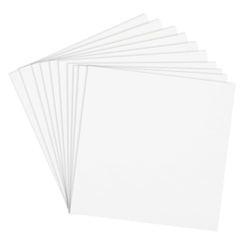 Spellbinders Farbrad-Karton, klassisch, Weiß, 30,5 cm, 10 Blatt, 30,5 x 30,5 cm von Spellbinders