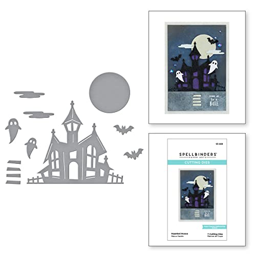 Spellbinders Haunted House Stanzformen, Metall von Spellbinders