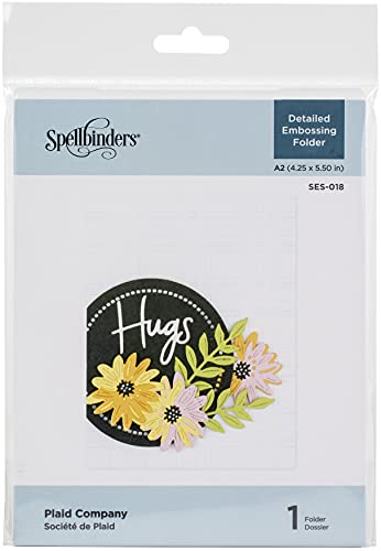 Spellbinders SES-018 EMBOSSING FOLDER Prägemappe Plaid Comp, Halbblickdicht von Spellbinders