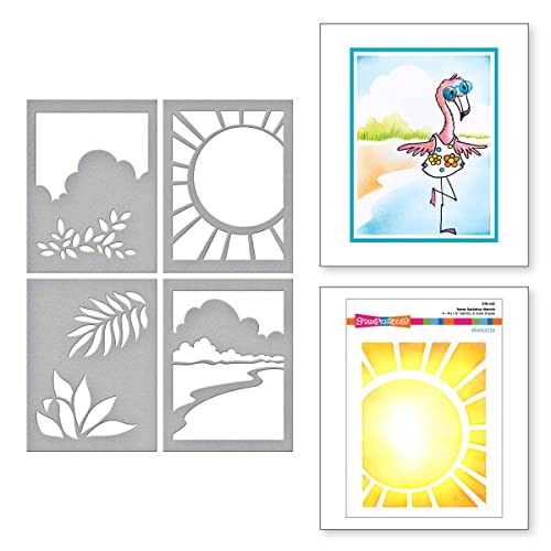 Spellbinders Stampendous Sunny Backdrop Clear Stamps von Spellbinders