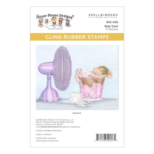 Spellbinders Stay Cool Stempel-Set, transparent von Spellbinders