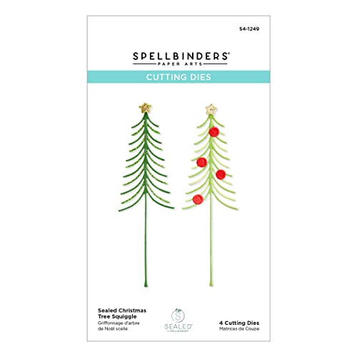 Spellbinders Versiegelte Weihnachtsbaum-Stanzformen, geätzt, 1 Stück von Spellbinders