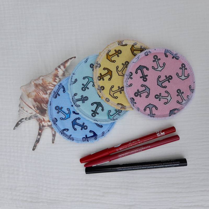 Make Up Pads, 4Er Set, Nr.03 von SpiderThreadsShop