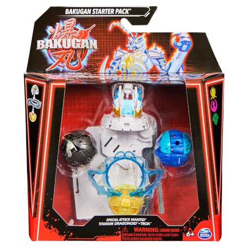 Bakugan Special Attack Mantid w/Titanium Dragonoid & Trox Starter von Spin Master